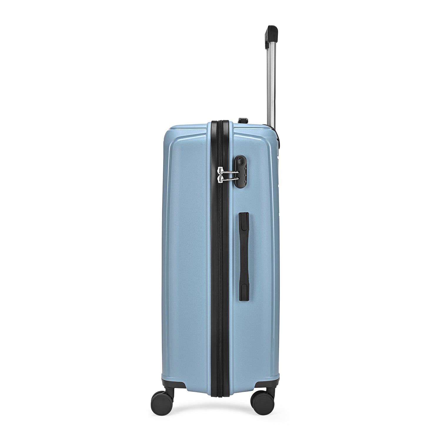 VIP Trekk 55cm Hard Case Trolley 360° Light Blue, TREKK55BL