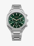 Lee Cooper Men's Multifunction Watch with Dark Green Dial and Stainless Steel Band, LC08045.370