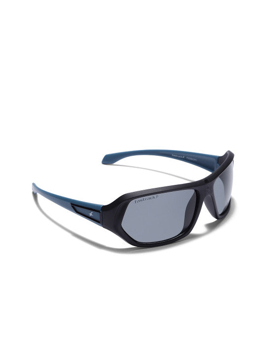 Fastrack Men's Sunglasses, Grey / Black Lens, UV protected, P322BK3PV