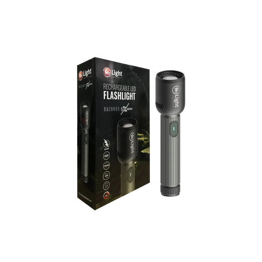 Mr.Light Bazooka Rechargeable Flashlight, BAZOOKA5XGD501 Mr.Light Flashlight BAZOOKA5XGD501