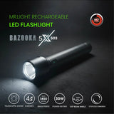 Mr.Light Bazooka Rechargeable Flashlight, BAZOOKA5XGD503 Mr.Light Flashlight BAZOOKA5XGD503