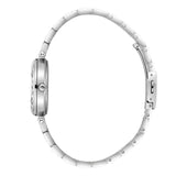 Lee Cooper Women's Analog Watch with White Mother Of Pearl Dial and Stainless Steel Band, LC08365.320