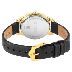 Titan Men's Watch Edge White Dial Brown Leather Strap Watch, 679YL01