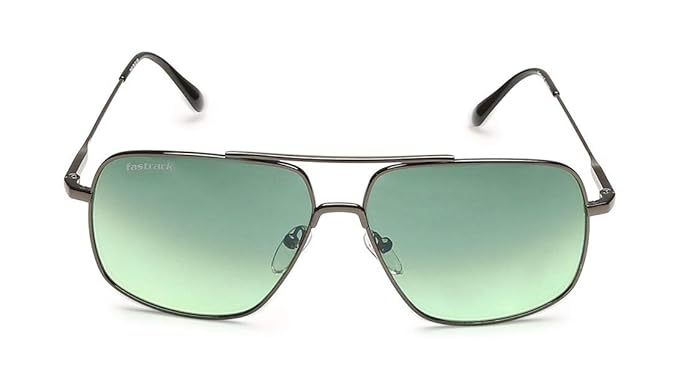 Fastrack, Men's Rectangular Sunglasses, Green, M256GR1