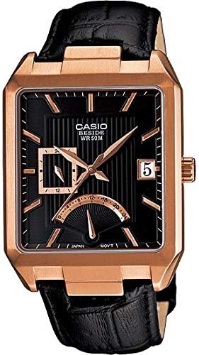 Casio men analog watch, multicolor dial with comfortable strap, model CS-BEM-309GL-1AVDF, Bahrain