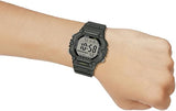 Casio Men's Digital Watch, Green Display With Resin Band, AE-1600HX-3AVDF