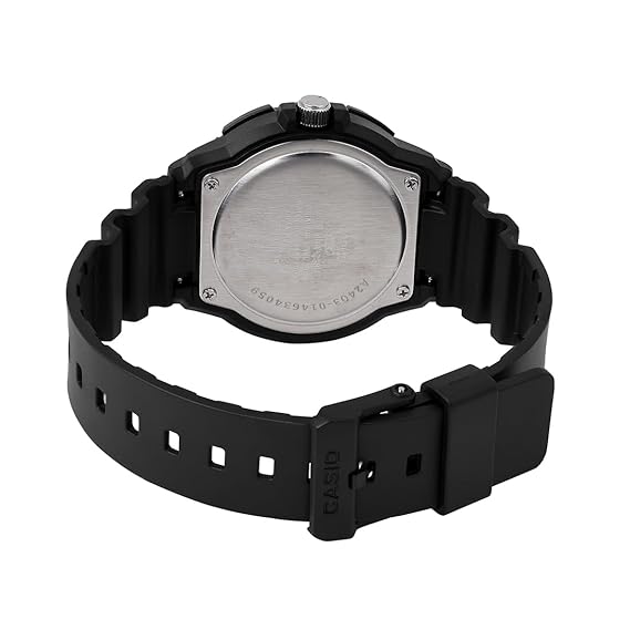 Casio Men's Watch Analog Black Dial with Black Resin Strap, MRW-230H-1E2VDF