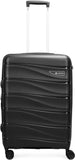 Carlton Olympus Active 55cm Black 8 Wheel Hard Top Trolley, OLYMPUSACTIVE55BLK
