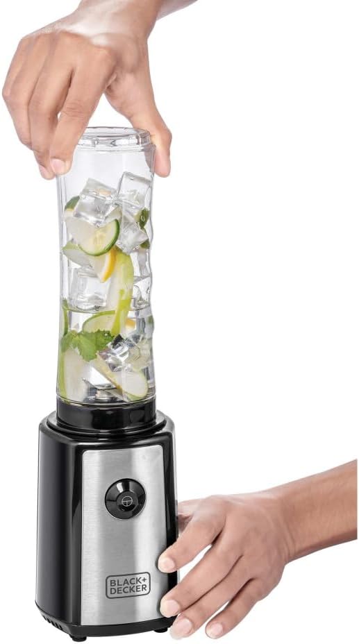 Black+Decker, 300W Personal Compact Sports Blender Smoothie Maker, SBX300