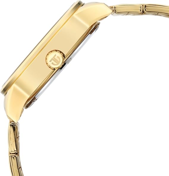 Titan Regalia Opulent Men's Watch Analog White Dial with Gold Stainless Steel Band, 9441YM02