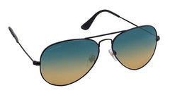 Fastrack Men's Aviator Sunglasses, M165YL27