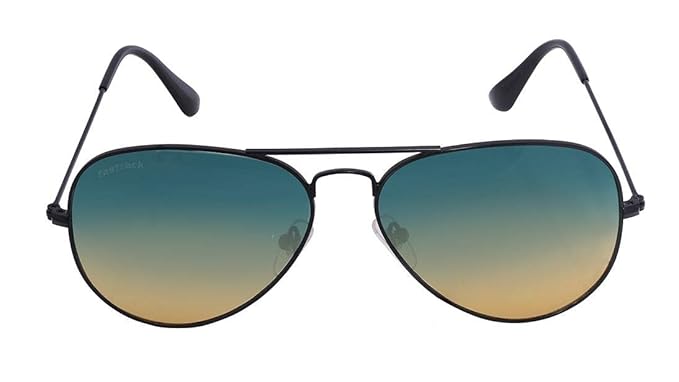 Fastrack Men's Aviator Sunglasses, M165YL27