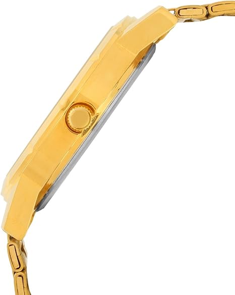 Titan, Men's, Analog Watch, Gold Dial, with Stainless Steel Band, TI-1647YM02