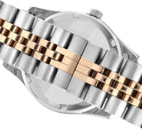 Beverly Hills Polo Club Women's Multifunction Watch with Silver Dial and Silver and Rose Gold Stainless Steel Band, BP3169C.530