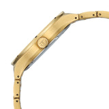 Titan Titan Men's Quartz Analog Watch, Green Dial, Gold Stainless Steel Strap, TI-90240YM02