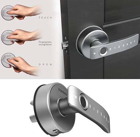 Commax Smart Door Lock, with Pin Number and Finger Access , CDL-800WL