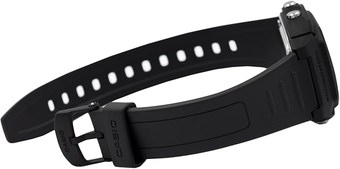 Casio Men's Watch Digital Black Dial with Black Resin Band, W-800H-1BVDF