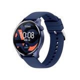 Titan Talk, Smart Watch Black Dial with BlueSilicone Strap, BT Calling, AI- Voice Assistant, Amoled Display,90156AP04