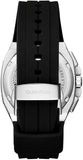 Quantum Men's Chronograph Watch Maroon Dial Black Silicone Band, ADG1278.281