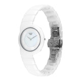 Titan Raga Women's Quartz Analog Watch, White Dial, White Ceramic Strap, TI-95391KC01