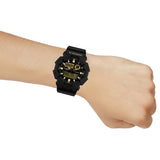 G-Shock Analog and Digital Men's Watch with Black Dial and Black Resin Band,GA-010GB-1A9DR