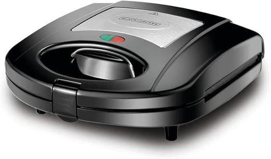 Black+Decker 2 IN 1 Interchangeable Sandwich and Grill Maker,TS2120 Sandwich Maker BL-TS2120