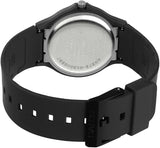 Casio Unisex Watch Analog Black Dial With Black Resin Band, MQ-24B-1BDF
