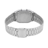 Casio Vintage Unisex Watch Analog-Digital Green Dial with Silver Stainless Steel Band, AQ-230A-9AMQYDF