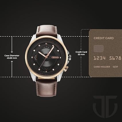 Titan Techno Beats Men's Watch Analog Black Dial With Brown Leather Strap, 1830KL03