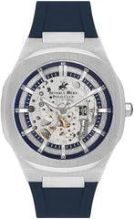 Beverly Hills Polo Club Men's Watch, Analog, Blue Dial, Blue Rubber Strap, BP3543X.399