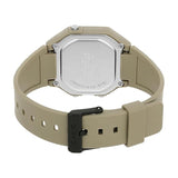 Casio Men's Digital Watch, Beige Dial With Brown Resin Band, W-217H-5AVDF