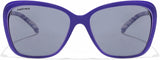 Fastrack Women's Oval Sunglasses, Purple Lens, UV protected, P306BK1F