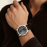 Titan, Men's, Analog Watch, Brown Dial, with Leather Band, TI-1805SL12