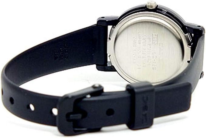 Casio Women's Watch Analog, White Dial Black Resin Strap, LQ-139AMV-7B3LD