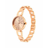 Titan Raga Viva Quartz Women's Watch, Rose Gold Dial Stainless Steel  Strap, 2642WM01