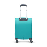 VIP Evolve Plus 55cm 4 Wheel Soft Trolley Teal Blue, EVOLVEPLUS55BLU