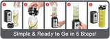 Black+Decker, 300W Personal Compact Sports Blender Smoothie Maker, SBX300 Blender BL-SBX300
