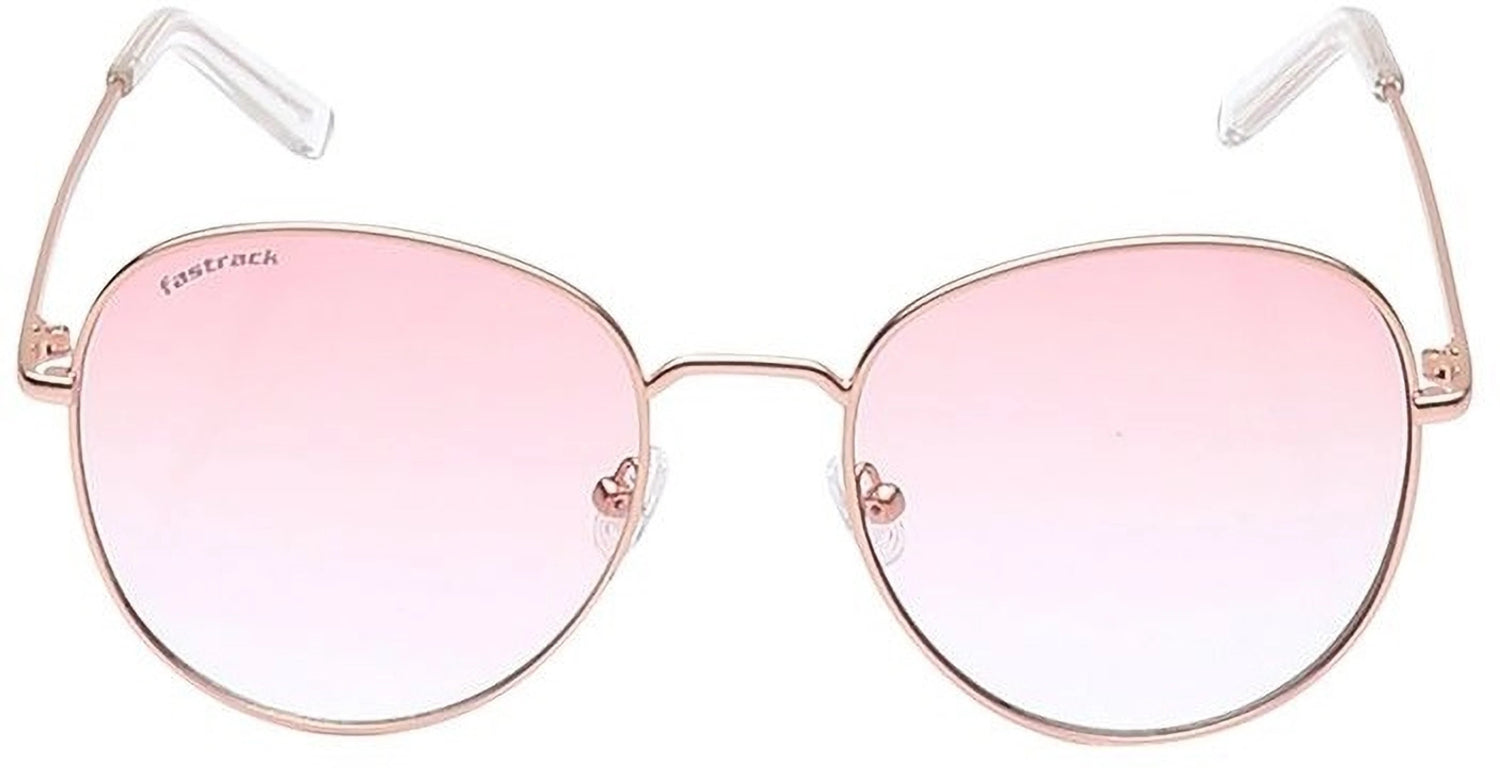 Fastrack Unisex Sunglasses, Pink Lens, UV protected, M255PK9