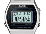 Casio Unisex Watch Vintage Collection Digital, Black Dial Silver Stainless Steel Strap, B640WD-1AVDF