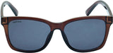 Fastrack Women's Sunglasses, Blue Lens, UV protected, P474GY1