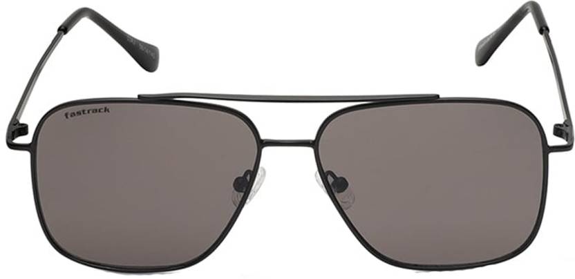 Fastrack, Men's Square Sunglasses, Grey, M253BK1