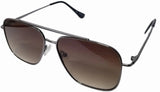 Fastrack Men's Square Sunglasses, Brown Lens, UV protected, M253BR4 - image 2