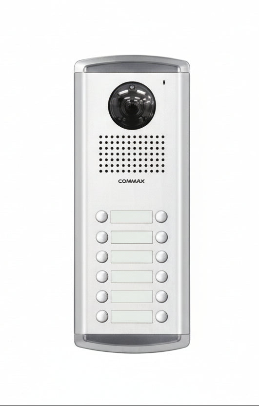 Commax Fine View Video Door Bell Camera, 12 Button Panel, DRC-12ACN