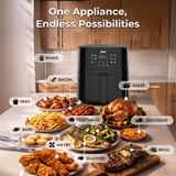Zen, Digital Airfryer 5L, 1500 Watts, ZAF50D