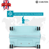 Carlton blue luggage