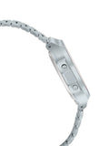 Casio Unisex Watch Digital Display, Stainless Steel Silver Band , A168WER-2ADF