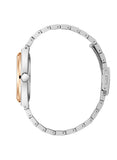 Lee Cooper Men's Date Analog Watch with Gunmetal Dial and Stainless Steel Band, LC08196.560