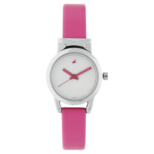 Fastrack, Men's, Analog Watch, White Dial, with Leather Band, FA-6088SL01