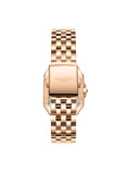 Lee Cooper Women's Analog Watch with Silver Dial and Rose Gold Stainless Steel Band, LC08398.430