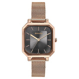 Sonata SO-87072WM01 gold dial women watch